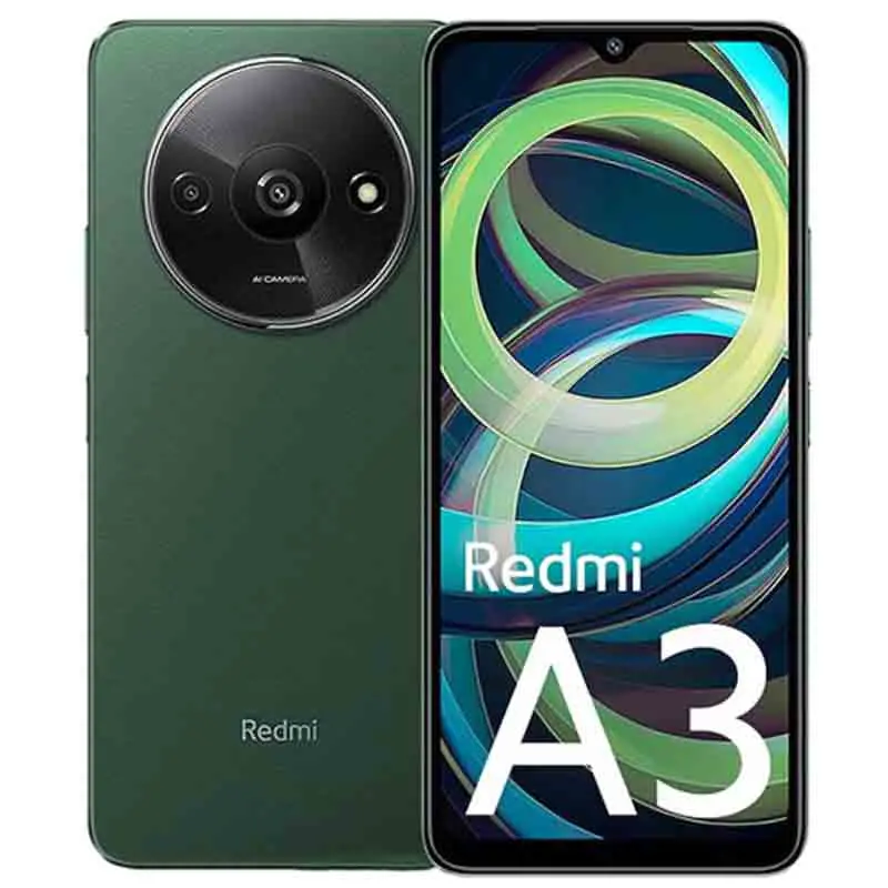 تصویر محصول گوشی شیائومی Redmi A3 4G | حافظه 128 رم 4 گیگابایت سبز