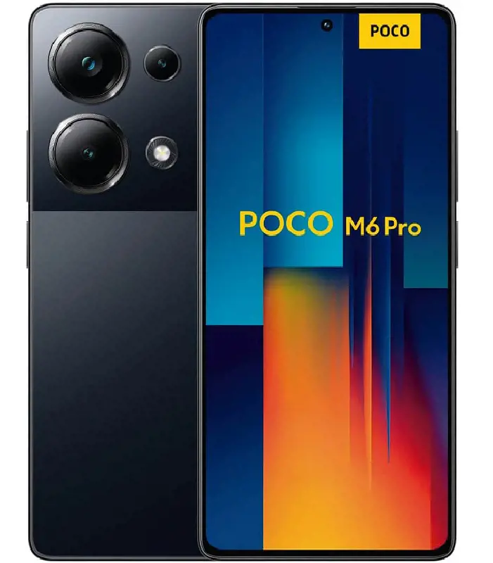 تصویر محصول گوشی شیائومی Poco M6 Pro 4G | حافظه 512 رم 12 گیگابایت مشکی