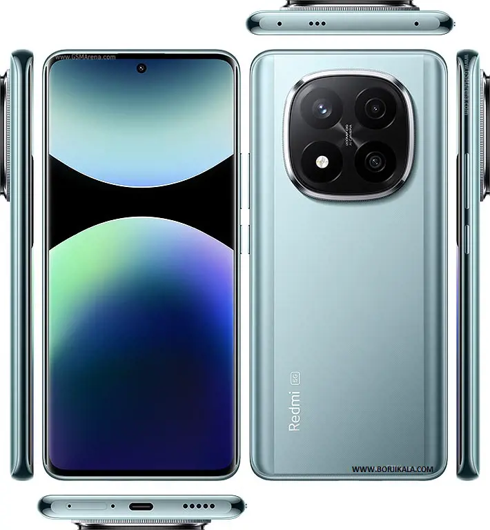 تصویر محصول گوشی شیائومی Redmi Note 14 Pro 5G | حافظه 512 رم 12 گیگابایت مشکی