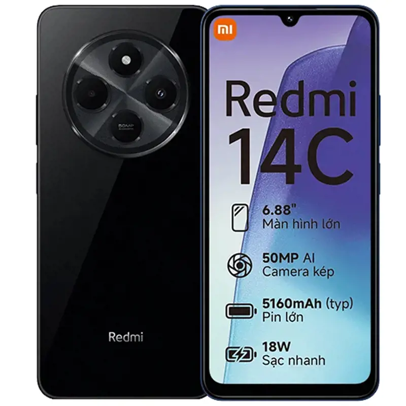تصویر محصول گوشی شیائومی Redmi 14C 4G | حافظه 128 رم 4 گیگابایت 